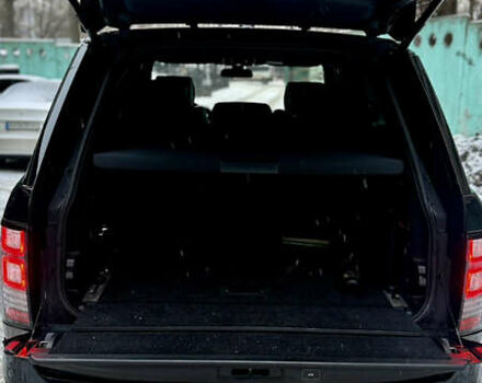 Черный Ленд Ровер Рендж Ровер, объемом двигателя 4.37 л и пробегом 220 тыс. км за 47000 $, фото 14 на Automoto.ua