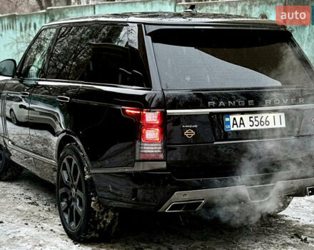 Черный Ленд Ровер Рендж Ровер, объемом двигателя 4.37 л и пробегом 220 тыс. км за 47000 $, фото 1 на Automoto.ua