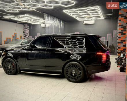 Черный Ленд Ровер Рендж Ровер, объемом двигателя 4.37 л и пробегом 198 тыс. км за 38999 $, фото 1 на Automoto.ua