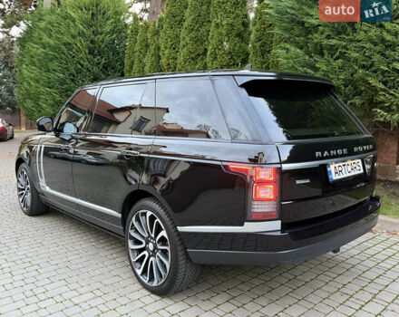 Черный Ленд Ровер Рендж Ровер, объемом двигателя 5 л и пробегом 155 тыс. км за 39900 $, фото 10 на Automoto.ua