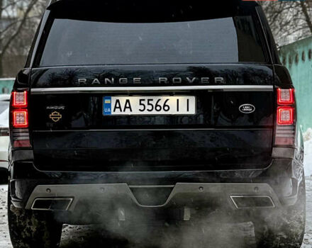 Черный Ленд Ровер Рендж Ровер, объемом двигателя 4.37 л и пробегом 220 тыс. км за 47000 $, фото 6 на Automoto.ua