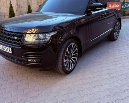 Черный Ленд Ровер Рендж Ровер, объемом двигателя 5 л и пробегом 185 тыс. км за 43000 $, фото 2 на Automoto.ua