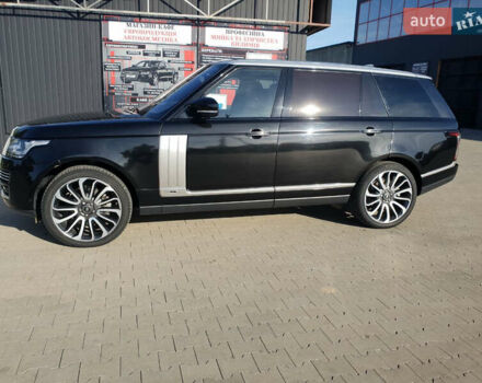 Черный Ленд Ровер Рендж Ровер, объемом двигателя 3 л и пробегом 46 тыс. км за 55000 $, фото 5 на Automoto.ua