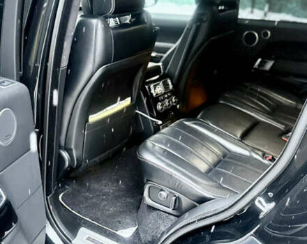 Черный Ленд Ровер Рендж Ровер, объемом двигателя 4.37 л и пробегом 220 тыс. км за 47000 $, фото 10 на Automoto.ua