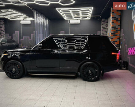 Черный Ленд Ровер Рендж Ровер, объемом двигателя 4.37 л и пробегом 198 тыс. км за 38999 $, фото 2 на Automoto.ua