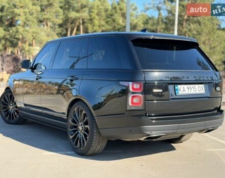 Черный Ленд Ровер Рендж Ровер, объемом двигателя 5 л и пробегом 105 тыс. км за 52000 $, фото 25 на Automoto.ua