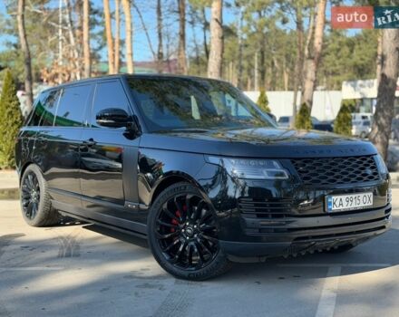 Черный Ленд Ровер Рендж Ровер, объемом двигателя 5 л и пробегом 105 тыс. км за 52000 $, фото 7 на Automoto.ua