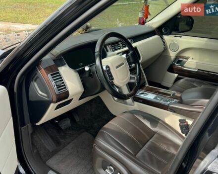 Черный Ленд Ровер Рендж Ровер, объемом двигателя 4.37 л и пробегом 179 тыс. км за 44500 $, фото 8 на Automoto.ua