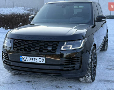 Черный Ленд Ровер Рендж Ровер, объемом двигателя 5 л и пробегом 104 тыс. км за 55900 $, фото 2 на Automoto.ua