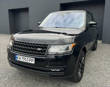 Черный Ленд Ровер Рендж Ровер, объемом двигателя 3 л и пробегом 202 тыс. км за 35000 $, фото 1 на Automoto.ua