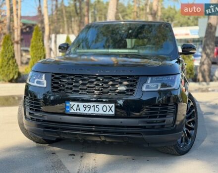 Черный Ленд Ровер Рендж Ровер, объемом двигателя 5 л и пробегом 105 тыс. км за 52000 $, фото 5 на Automoto.ua