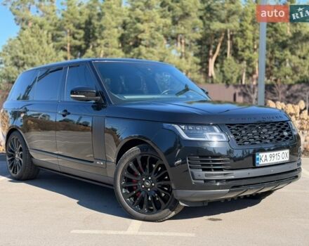 Черный Ленд Ровер Рендж Ровер, объемом двигателя 5 л и пробегом 105 тыс. км за 52000 $, фото 13 на Automoto.ua