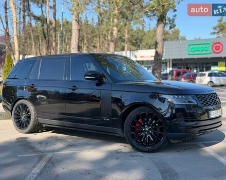 Черный Ленд Ровер Рендж Ровер, объемом двигателя 5 л и пробегом 105 тыс. км за 52000 $, фото 8 на Automoto.ua