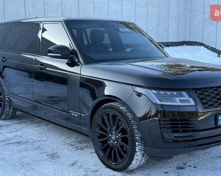 Черный Ленд Ровер Рендж Ровер, объемом двигателя 5 л и пробегом 104 тыс. км за 55900 $, фото 6 на Automoto.ua