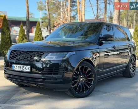 Черный Ленд Ровер Рендж Ровер, объемом двигателя 5 л и пробегом 105 тыс. км за 52000 $, фото 3 на Automoto.ua