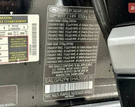 Чорний Ленд Ровер Рендж Ровер, об'ємом двигуна 3 л та пробігом 211 тис. км за 34999 $, фото 54 на Automoto.ua