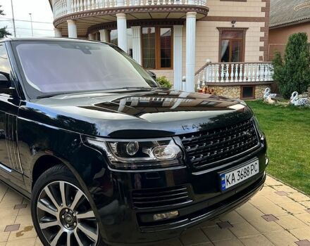 Черный Ленд Ровер Рендж Ровер, объемом двигателя 4.4 л и пробегом 186 тыс. км за 50000 $, фото 6 на Automoto.ua