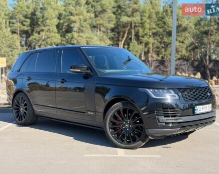 Черный Ленд Ровер Рендж Ровер, объемом двигателя 5 л и пробегом 105 тыс. км за 52000 $, фото 12 на Automoto.ua