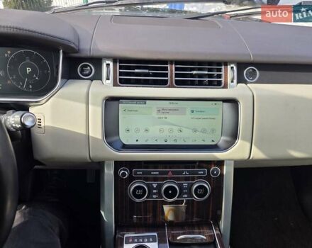 Черный Ленд Ровер Рендж Ровер, объемом двигателя 3 л и пробегом 161 тыс. км за 28000 $, фото 9 на Automoto.ua