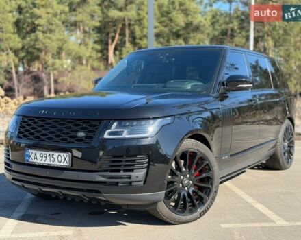 Черный Ленд Ровер Рендж Ровер, объемом двигателя 5 л и пробегом 105 тыс. км за 52000 $, фото 16 на Automoto.ua