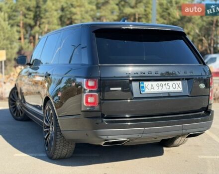 Черный Ленд Ровер Рендж Ровер, объемом двигателя 5 л и пробегом 105 тыс. км за 52000 $, фото 26 на Automoto.ua