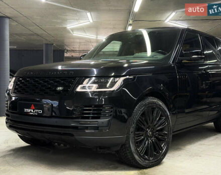Черный Ленд Ровер Рендж Ровер, объемом двигателя 5 л и пробегом 78 тыс. км за 81500 $, фото 8 на Automoto.ua