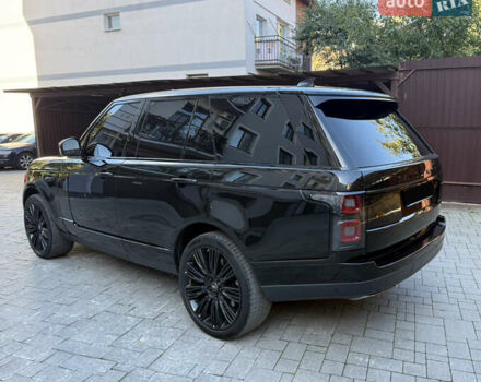 Черный Ленд Ровер Рендж Ровер, объемом двигателя 5 л и пробегом 95 тыс. км за 54000 $, фото 2 на Automoto.ua