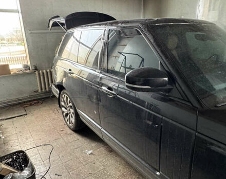 Черный Ленд Ровер Рендж Ровер, объемом двигателя 4.4 л и пробегом 103 тыс. км за 42000 $, фото 2 на Automoto.ua