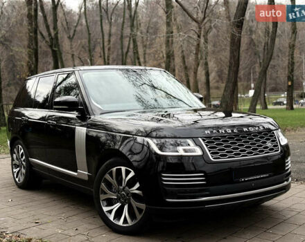 Черный Ленд Ровер Рендж Ровер, объемом двигателя 4.37 л и пробегом 81 тыс. км за 68000 $, фото 8 на Automoto.ua