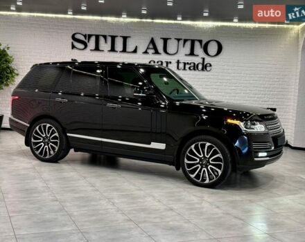 Черный Ленд Ровер Рендж Ровер, объемом двигателя 4.37 л и пробегом 3 тыс. км за 69999 $, фото 2 на Automoto.ua