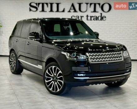 Черный Ленд Ровер Рендж Ровер, объемом двигателя 4.37 л и пробегом 3 тыс. км за 69999 $, фото 72 на Automoto.ua