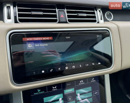 Чорний Ленд Ровер Рендж Ровер, об'ємом двигуна 3 л та пробігом 130 тис. км за 46500 $, фото 77 на Automoto.ua