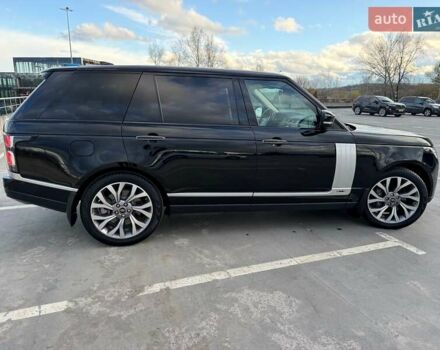 Черный Ленд Ровер Рендж Ровер, объемом двигателя 5 л и пробегом 161 тыс. км за 58500 $, фото 3 на Automoto.ua