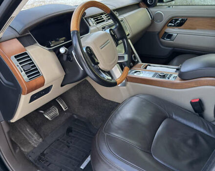 Черный Ленд Ровер Рендж Ровер, объемом двигателя 4.37 л и пробегом 155 тыс. км за 67000 $, фото 7 на Automoto.ua