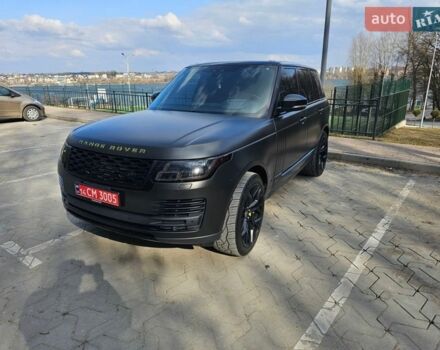 Черный Ленд Ровер Рендж Ровер, объемом двигателя 3 л и пробегом 158 тыс. км за 48500 $, фото 6 на Automoto.ua