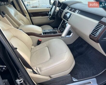 Черный Ленд Ровер Рендж Ровер, объемом двигателя 5 л и пробегом 161 тыс. км за 58500 $, фото 19 на Automoto.ua