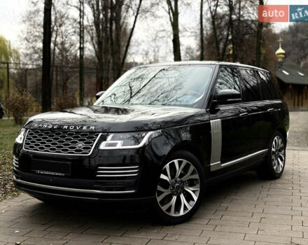 Черный Ленд Ровер Рендж Ровер, объемом двигателя 4.37 л и пробегом 81 тыс. км за 70000 $, фото 1 на Automoto.ua
