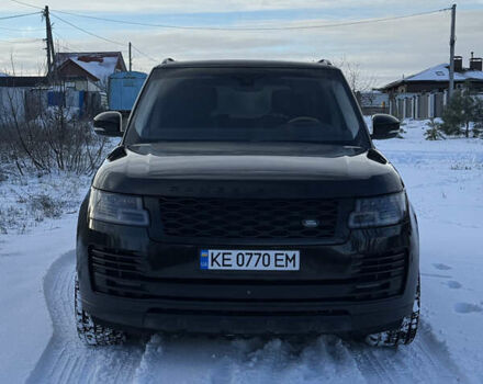 Черный Ленд Ровер Рендж Ровер, объемом двигателя 4.37 л и пробегом 155 тыс. км за 67000 $, фото 3 на Automoto.ua