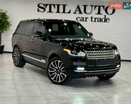 Черный Ленд Ровер Рендж Ровер, объемом двигателя 4.37 л и пробегом 3 тыс. км за 69999 $, фото 8 на Automoto.ua