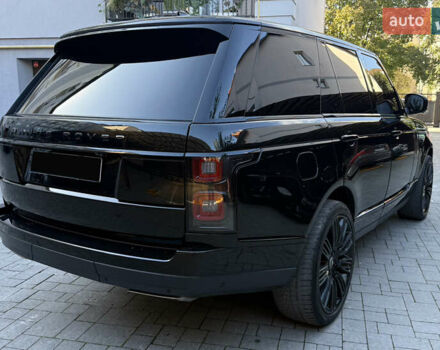 Черный Ленд Ровер Рендж Ровер, объемом двигателя 5 л и пробегом 95 тыс. км за 54000 $, фото 4 на Automoto.ua