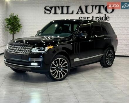 Черный Ленд Ровер Рендж Ровер, объемом двигателя 4.37 л и пробегом 3 тыс. км за 69999 $, фото 88 на Automoto.ua