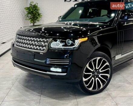 Черный Ленд Ровер Рендж Ровер, объемом двигателя 4.37 л и пробегом 3 тыс. км за 69999 $, фото 85 на Automoto.ua
