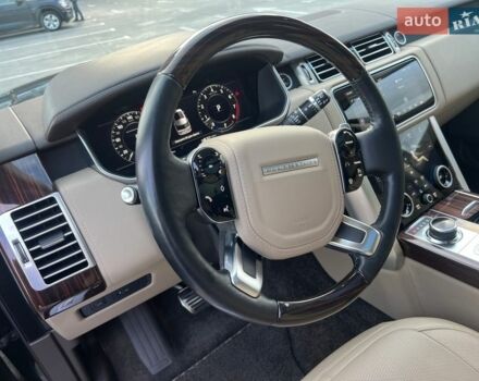 Черный Ленд Ровер Рендж Ровер, объемом двигателя 5 л и пробегом 161 тыс. км за 58500 $, фото 18 на Automoto.ua