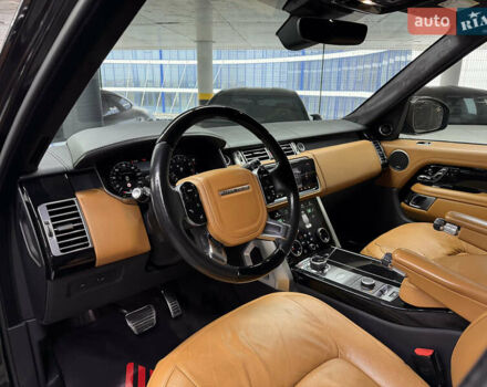 Черный Ленд Ровер Рендж Ровер, объемом двигателя 5 л и пробегом 78 тыс. км за 81500 $, фото 16 на Automoto.ua