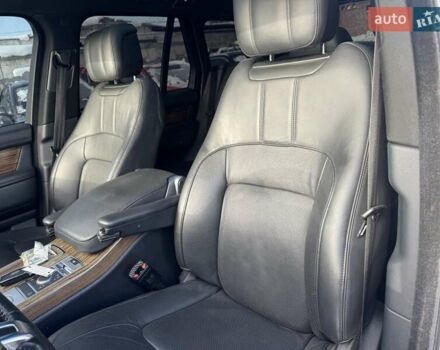 Чорний Ленд Ровер Рендж Ровер, об'ємом двигуна 5 л та пробігом 194 тис. км за 58000 $, фото 17 на Automoto.ua