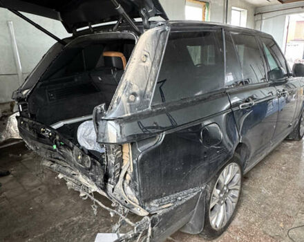 Черный Ленд Ровер Рендж Ровер, объемом двигателя 4.4 л и пробегом 103 тыс. км за 42000 $, фото 3 на Automoto.ua