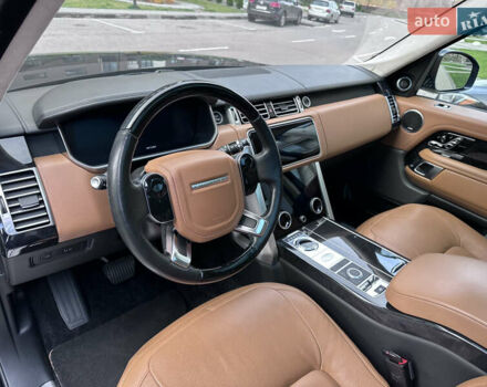 Черный Ленд Ровер Рендж Ровер, объемом двигателя 4.37 л и пробегом 260 тыс. км за 63000 $, фото 18 на Automoto.ua