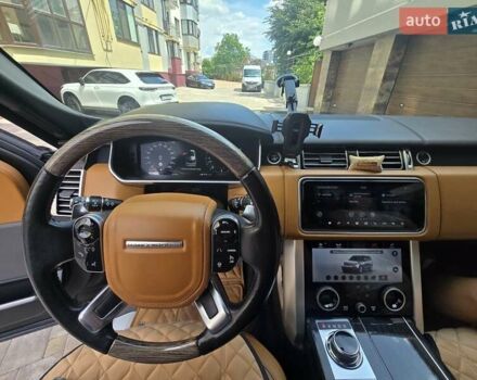 Ленд Ровер Рендж Ровер 2018 в Тернополе на Automoto.ua Черный Ленд Ровер Рендж Ровер, объемом двигателя 4.37 л и пробегом 158 тыс. км за 85900 $, фото 6 на Automoto.ua