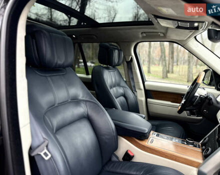 Черный Ленд Ровер Рендж Ровер, объемом двигателя 4.37 л и пробегом 81 тыс. км за 68000 $, фото 46 на Automoto.ua