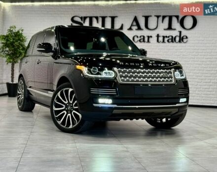 Черный Ленд Ровер Рендж Ровер, объемом двигателя 4.37 л и пробегом 3 тыс. км за 69999 $, фото 9 на Automoto.ua